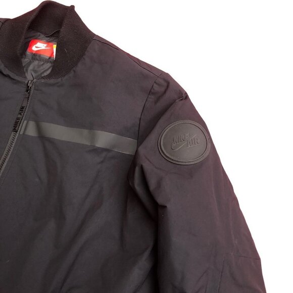 NIKE Jacket Nike Air Bomber Woven Jacket XL Black Insulated - Picture 8 of 13